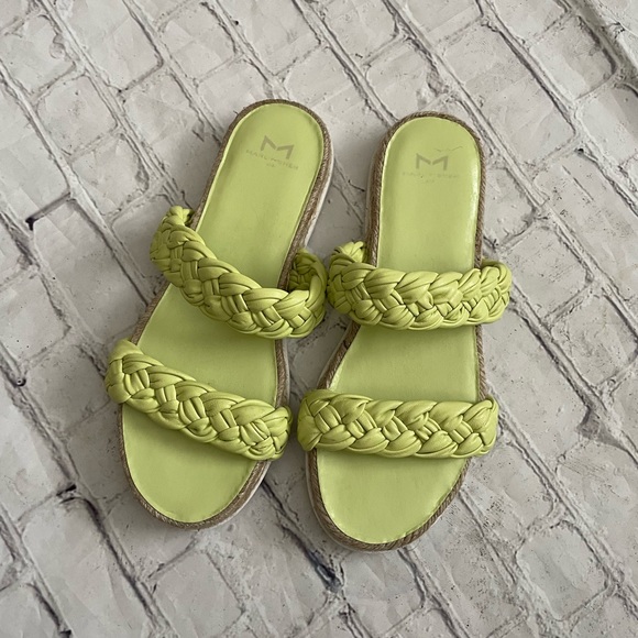 NWOT Marc Fisher Jaimee Espadrille Slide Sandal - Picture 4 of 9